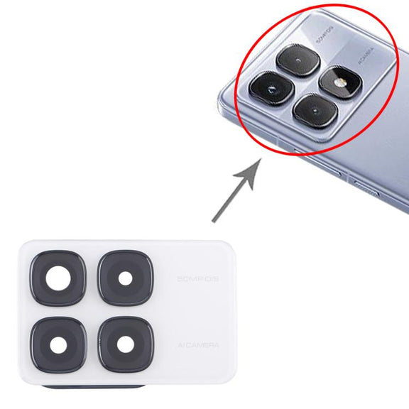 For Xiaomi Redmi K70 Ultra Original Rear Camera Lens Cover (White)