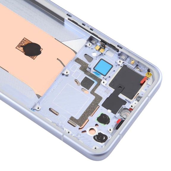 For Xiaomi 15 AMOLED Original LCD Screen Digitizer Full Assembly with Frame (Frosted Blue)
