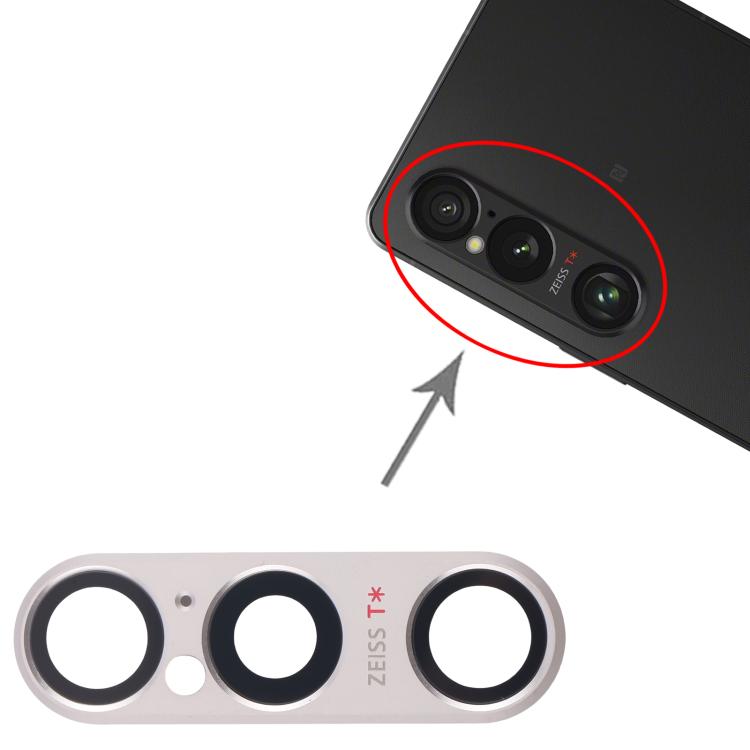 For Sony Xperia 1 VI Original Rear Camera Lens Cover (Silver)
