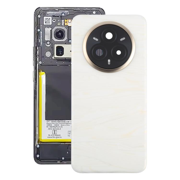 For Realme 14 Pro+ Original Battery Back Cover with Camera Lens Cover(White)