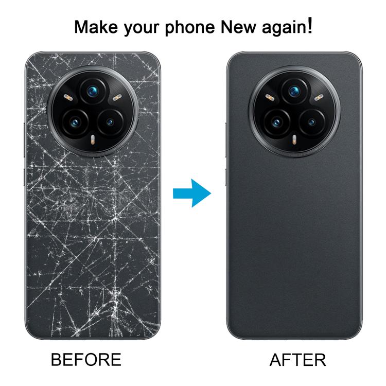 For Realme 14 Pro+ Original Battery Back Cover with Camera Lens Cover(Purple)