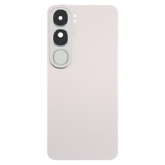 For vivo V40 Lite 5G IDN Version Original Battery Back Cover with Camera Lens Cover(Silver)