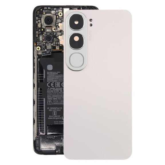 For vivo V40 Lite 5G IDN Version Original Battery Back Cover with Camera Lens Cover(Silver)