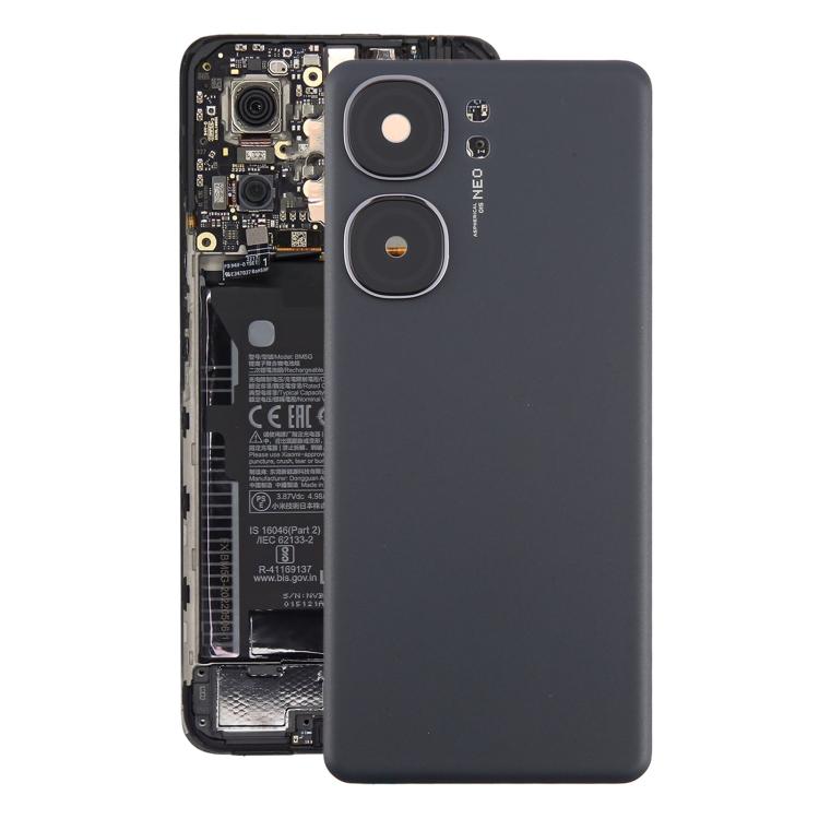 For vivo iQOO Neo9 Pro Battery Back Cover with Camera Lens Cover(Black)