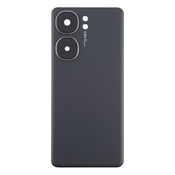 For vivo iQOO Neo9 Pro Battery Back Cover with Camera Lens Cover(Black)