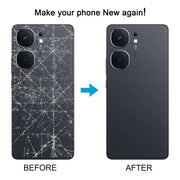 For vivo iQOO Neo9 Pro Battery Back Cover with Camera Lens Cover(Black)