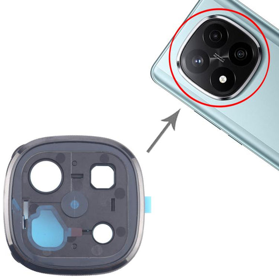 For Xiaomi Redmi Note 14 Pro+ 5G Back Camera Lens Frame (Black)