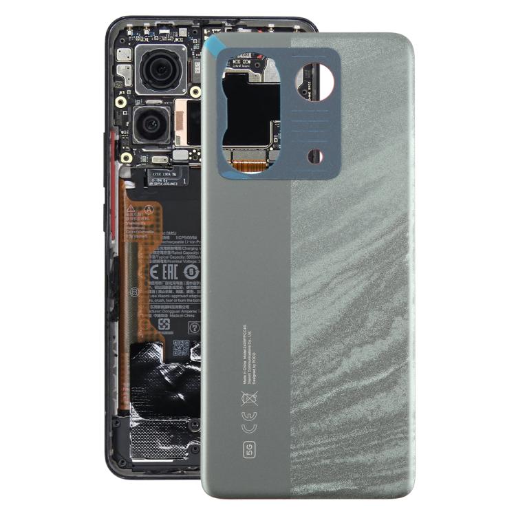 For Xiaomi Poco M7 Pro 5G Original Battery Back Cover(Green)