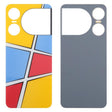 For ZTE nubia Music 2 Glass Battery Back Cover with Adhesive(Yellow) - For ZTE by PMc TechLife | Online Shopping South Africa | PMc TechLife | Buy Now Pay Later Mobicred