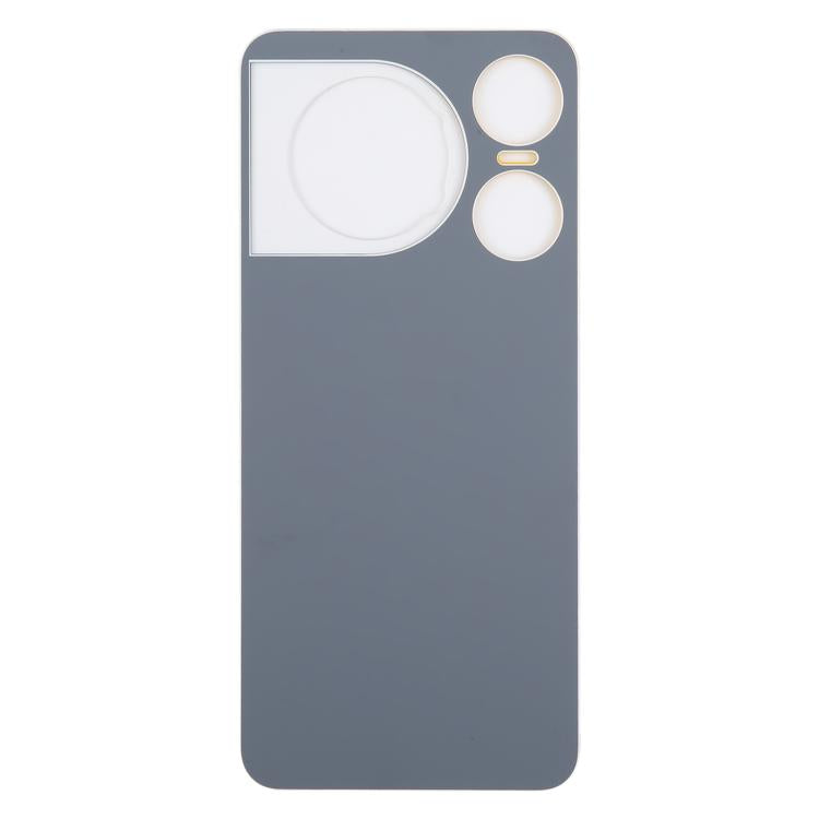 For ZTE nubia Music 2 Glass Battery Back Cover with Adhesive(Yellow)