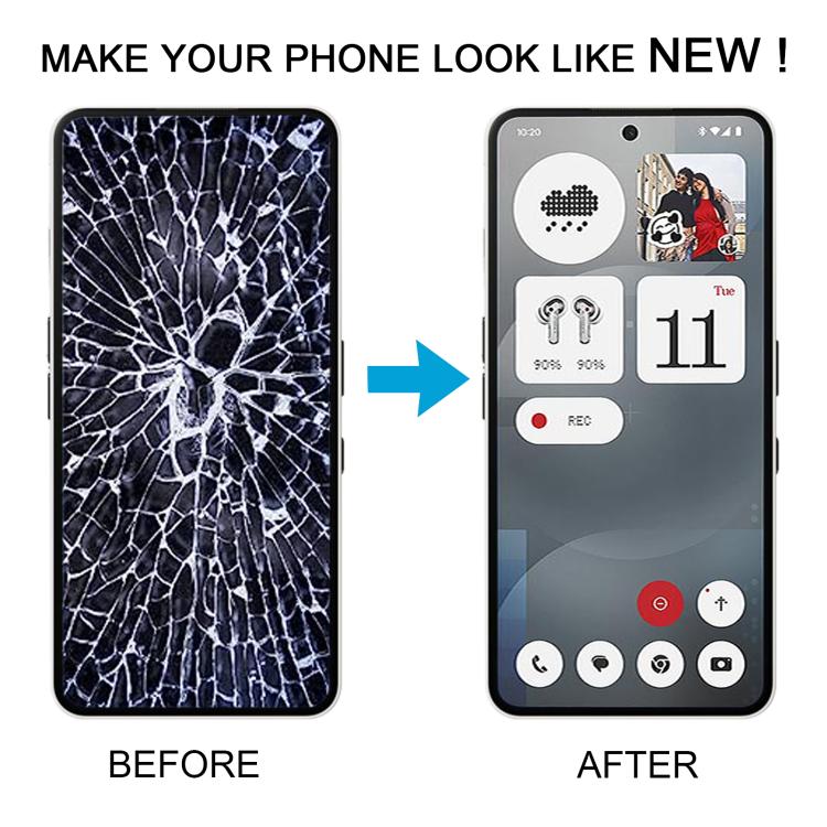 For Nothing Phone 3a A059 AMOLED Original LCD Screen Digitizer Full Assembly with Frame (Black)