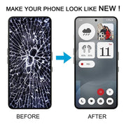 For Nothing Phone 3a A059 AMOLED Original LCD Screen Digitizer Full Assembly with Frame (Black)