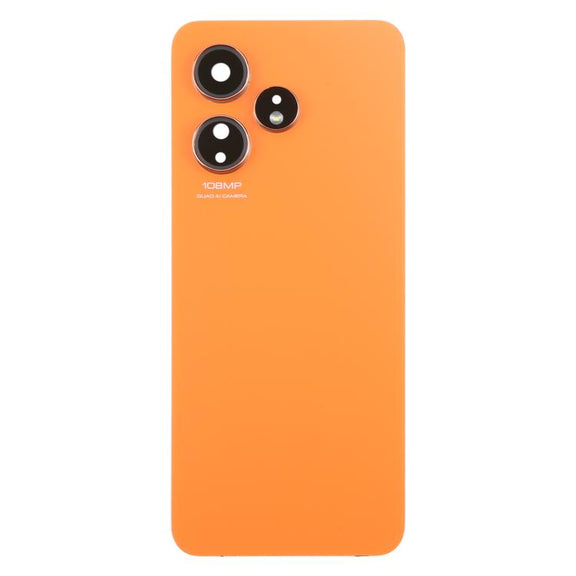 For Boost Celero 5G 2024 Glass Battery Back Cover(Orange)