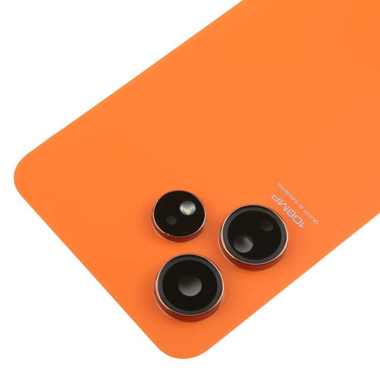 For Boost Celero 5G 2024 Glass Battery Back Cover(Orange)