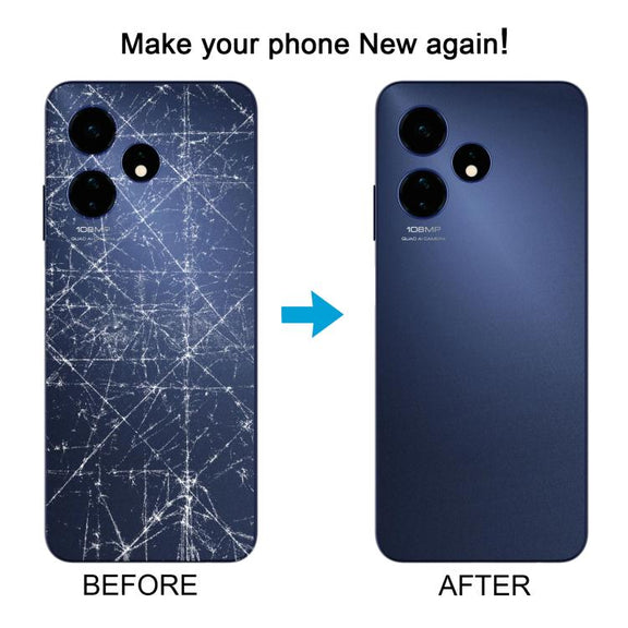For Boost Celero 5G 2024 Glass Battery Back Cover(Orange)