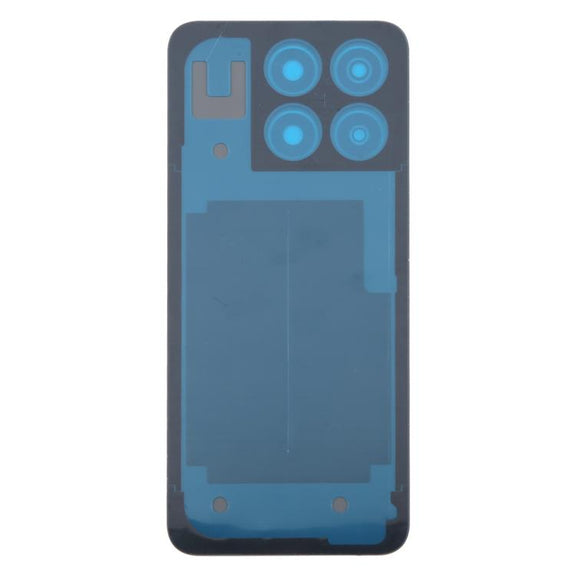 For ZTE Blade A35 Z2453 Plastic Back Cover with Camera Lens Cover(Black)