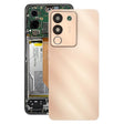 For vivo V29e Back Cover with Camera Lens Cover(Pink) - Back Cover by PMc TechLife | Online Shopping South Africa | PMc TechLife | Buy Now Pay Later Mobicred