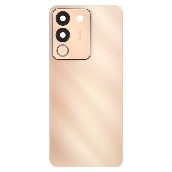 For vivo V29e Back Cover with Camera Lens Cover(Pink)