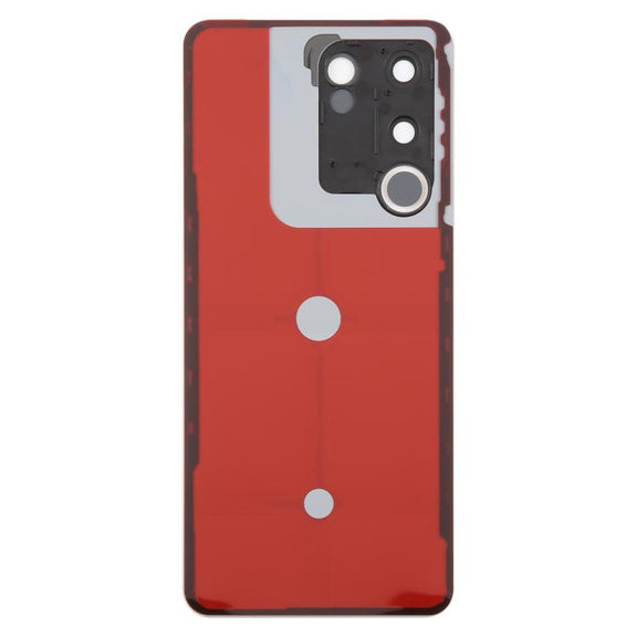For vivo V29e Back Cover with Camera Lens Cover(Pink)