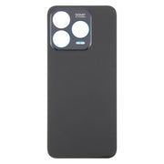 For ZTE Blade V70 Design Glass Battery Back Cover with Adhesive(Black)