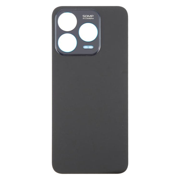 For ZTE Blade V70 Design Glass Battery Back Cover with Adhesive(Black)