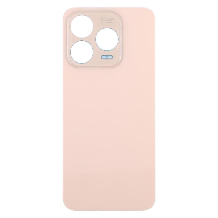 For ZTE Blade V70 Design Glass Battery Back Cover with Adhesive(Pink)