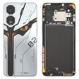 For ZTE nubia Neo 2 Z2352N Plastic Battery Back Cover with Camera Lens Cover(Silver) - For ZTE by PMc TechLife | Online Shopping South Africa | PMc TechLife | Buy Now Pay Later Mobicred
