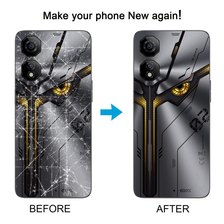 For ZTE nubia Neo 2 Z2352N Plastic Battery Back Cover with Camera Lens Cover(Silver)