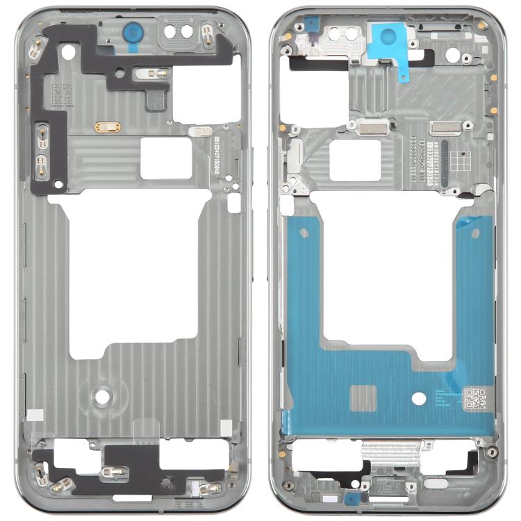 For Google Pixel 9 Pro Original Middle Frame Bezel Plate (Cyan)