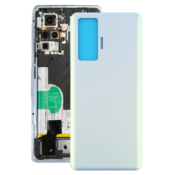 For Vivo X50 5G / V2001A Battery Back Cover (Baby Blue)