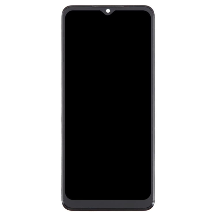 For T-Mobile REVVL 6X 5G LCD Screen Digitizer Full Assembly with Frame (Black)