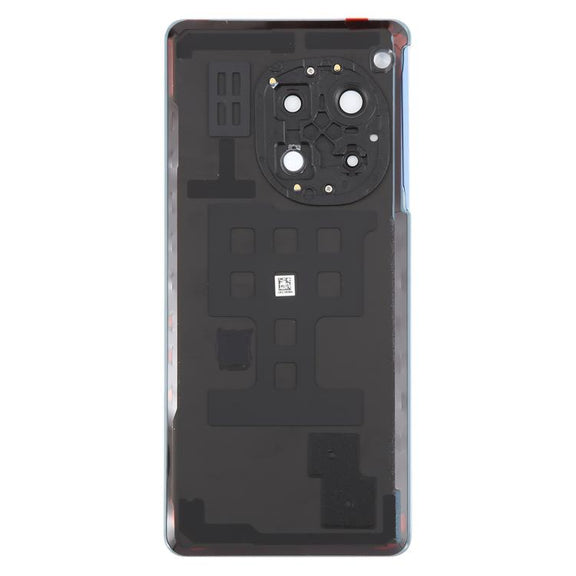 For OnePlus 12R Back Cover with Camera Lens Cover(Blue)