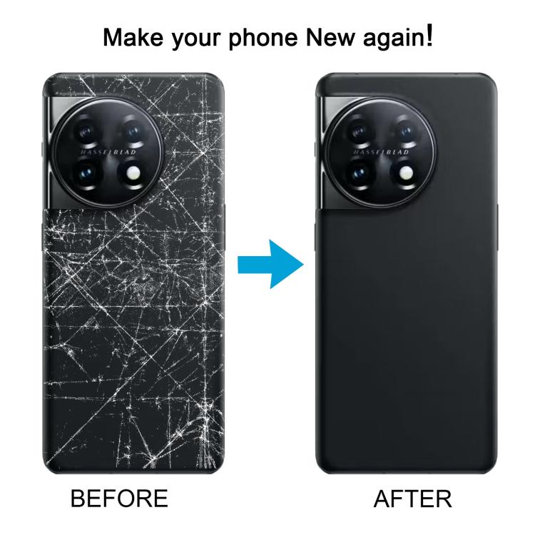 For OnePlus 11 Back Cover with Camera Lens Cover(Transparent)