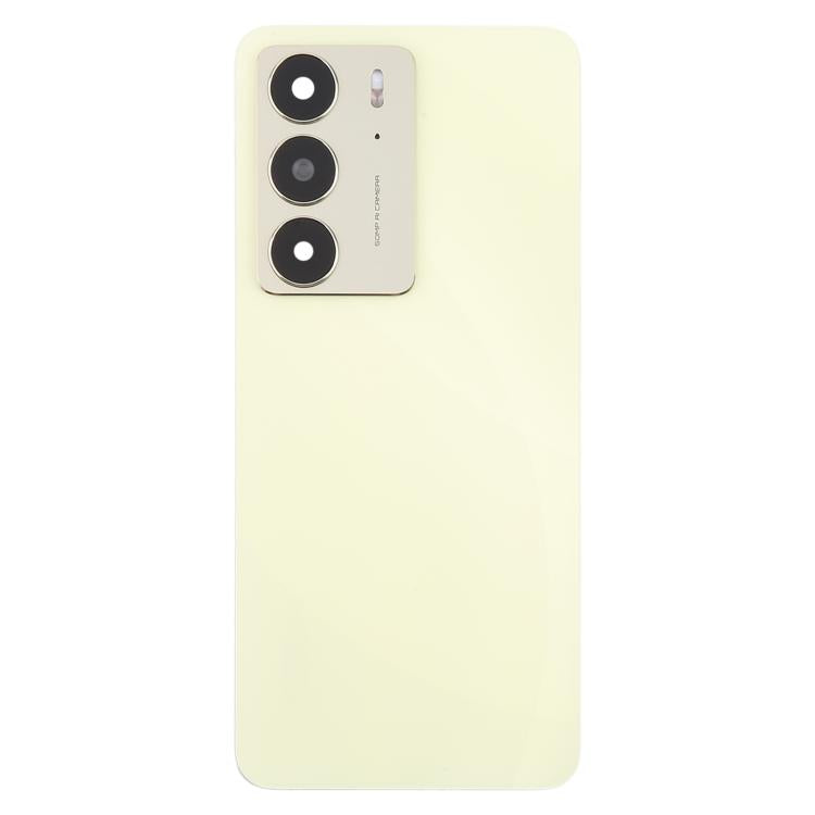 For Realme C75 4G Original Back Cover with Camera Lens Cover(Yellow)
