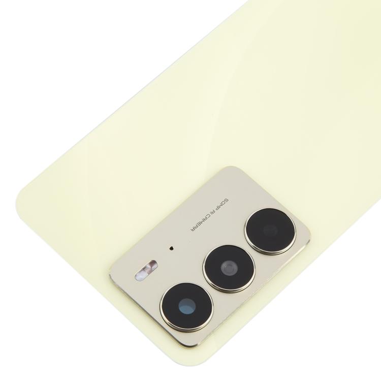 For Realme C75 4G Original Back Cover with Camera Lens Cover(Yellow)