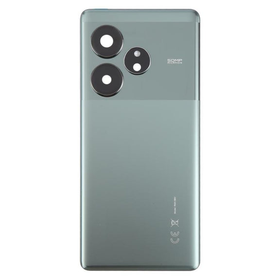 For Realme GT 6 Global Original Back Cover with Camera Lens Cover(Green)