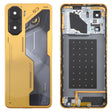 For ZTE nubia Neo 3 Plastic Battery Back Cover with Middle Frame / Camera Lens Cover(Gold) - free shipping - PMC TechLife - Order now!