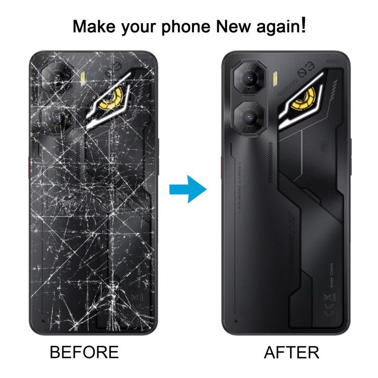 For ZTE nubia Neo 3 Plastic Battery Back Cover with Middle Frame / Camera Lens Cover(Silver)