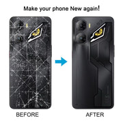 For ZTE nubia Neo 3 Plastic Battery Back Cover with Middle Frame / Camera Lens Cover(Black)