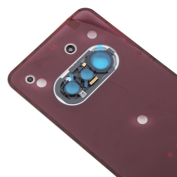 For Nothing Phone 3a A059 Glass Battery Back Cover with Camera Frame(White)