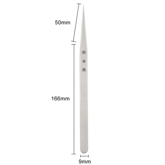 Aaa-12 Precision Repair Tweezers Long Pointed Stainless Steel