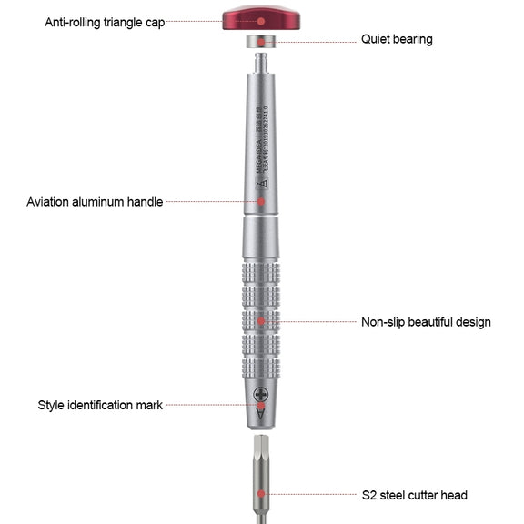 S2 Hollow Cross Tip Middle Bezel Phone Repair Precision Screwdriver