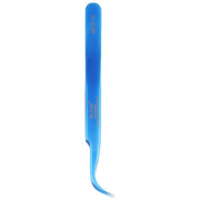 Vetus MCS-15 Bright Blue Curved Tweezers