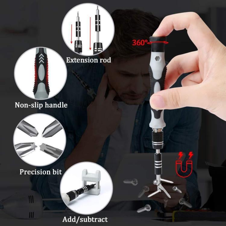 122 in 1 Precision Magnetic Screwdriver Kit (Blue)