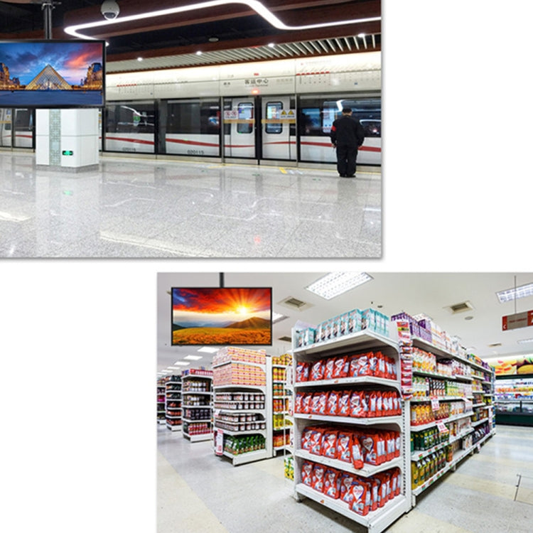 32-65 inch Universal Height & Angle Adjustable LCD TV Wall-mounted Ceiling Dual-use Bracket, Retractable Length: 2m