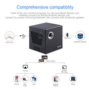 C80 DLP portable HD Projector 120-inch Giant Screen Projector Blu-ray 4K, Android 7.1.2, 2GB + 16GB AU Plug