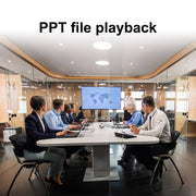 Uhd 4K Player Single-unit Advertising Machine Powered Up Automatically Plays Video PPT Horizontal and Vertical U Disk US(black)