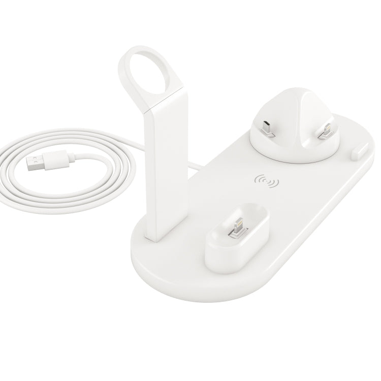 HQ-UD15 Rotatable Wireless Charging Base with Stand for Phones / iWatches / AirPods (Black)