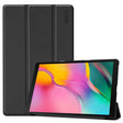 ENKAY PU Leather + Plastic Bottom Case with Three-folding Holder for Galaxy Tab A 10.1 (2019) T510 / T515(Black) - free shipping - PMc TechLife - Order now!
