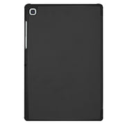 ENKAY High Quality PU Leather + Plastic Bottom Smart Case with Three-folding Holder for Samsung Galaxy Tab S5e 10.5 T720 / T725(Black)